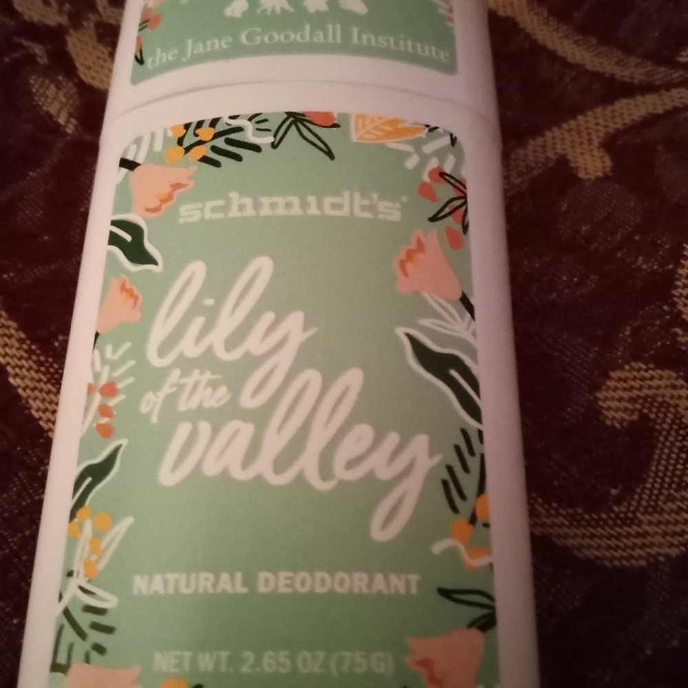JaneGoodall Deodrant Schmidt's LilyOf Valley Scented